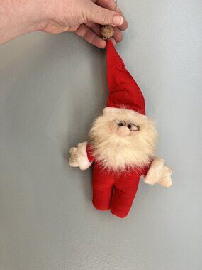 Vintage Santa Claus Plush Christmas Decor